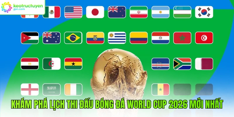 Khám phá lịch thi đấu bóng đá World Cup 2026 mới nhất